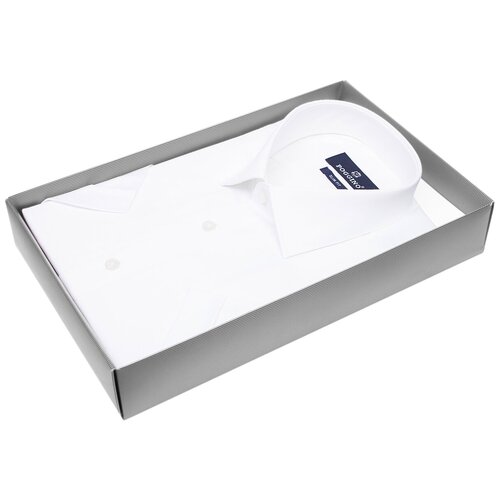 Рубашка Poggino 7003-42 цвет белый размер 54 RU / XXL (45-46 cm.)