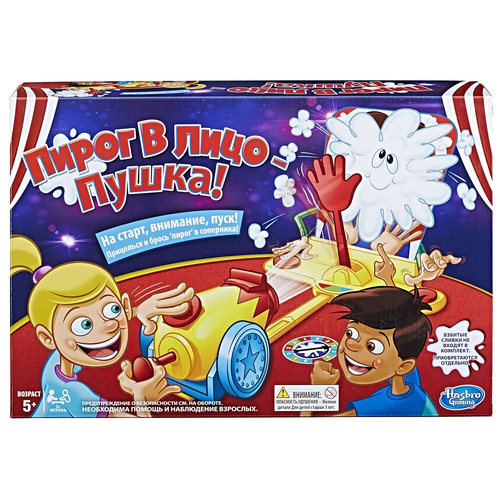 Настольная игра Пирог в лицо пушка Other Games hasbro игры пирог в лицо e2762