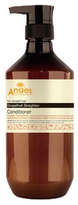 Angel Provence кондиционер Grapefruit Straighten с экстрактом грейпфрута для выпрямления волос, 800 мл