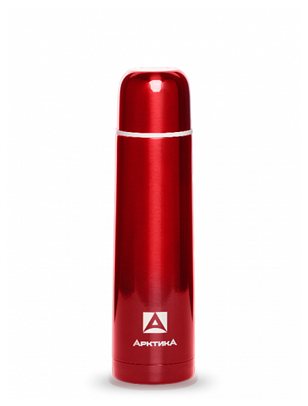 Ark-102-750-Красный Термос бытовой, вакуумный (для напитков), тм Арктика, 750 мл,
