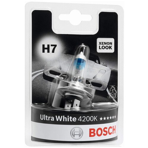 Лампа Ultra White H7 12v [55w] [Блистер] [1 Шт] Bosch арт. 1987301090