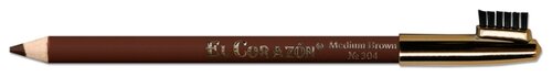 EL Corazon Карандаш для бровей с щеточкой, оттенок 304 Medium Brown