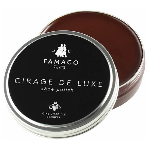 Famaco Воск для обуви Cirage De Luxe коричневый, 50 мл