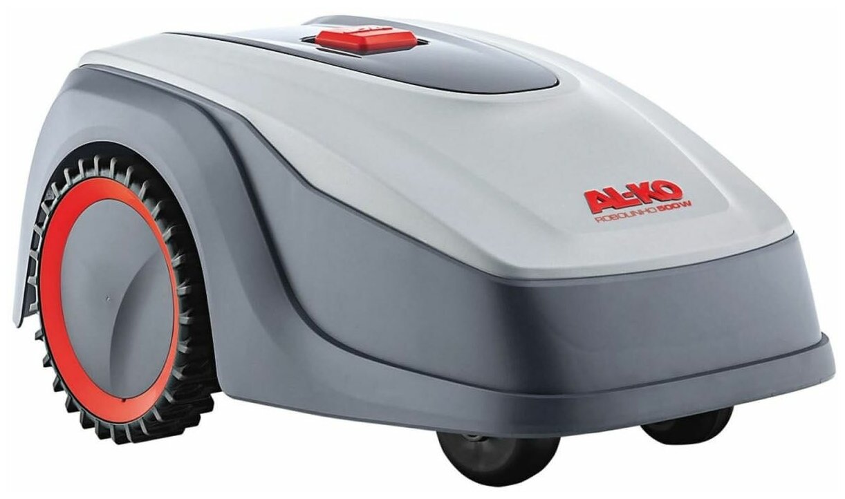 Газонокосилка аккумуляторная Al-Ko Robolinho 500W 2.5Ач/20см/25-55см робот 119925 grey - фотография № 1