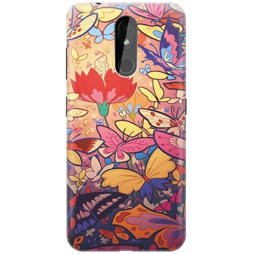 фото Re:paчехол - накладка artcolor для nokia 3.2 (2019) с принтом "красочный мир"