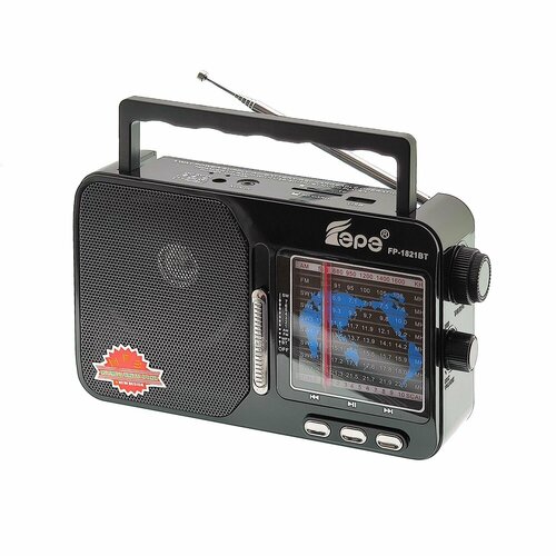 Радиоприёмник аккумуляторный USB TF Bluetooth Fepe FP-1821BT 185800₽