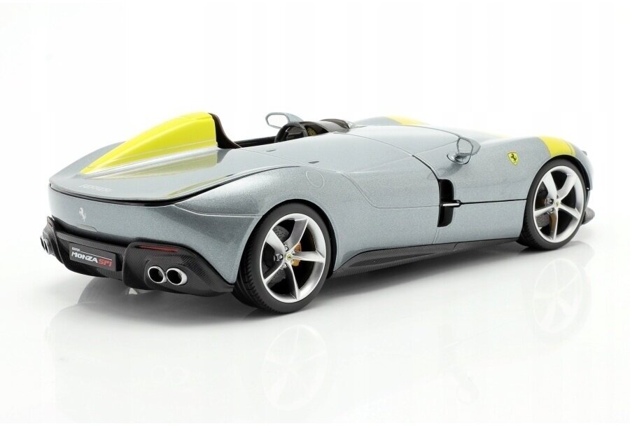 Bburago Коллекционная машинка Феррари 1:18 Ferrari , серебристая - фото №7