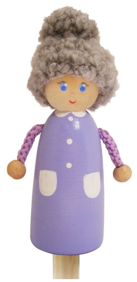 Вальда Пальчиковая кукла Бабушка (73ПАЛ) голубой
