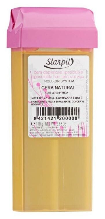 Воск для депиляции STARPIL натуральный/cera natural 110 г