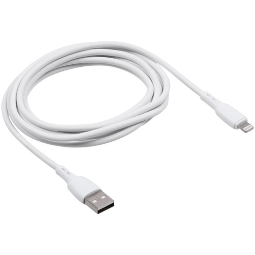 Кабель для зарядки смартфона Carmega 8pin 2.0m white быстрая зарядка для телефона Apple зарядка на айфон