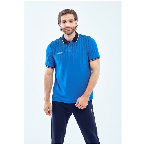 Рубашка поло мужская (голубой) Forward m13281g-aa201 XL