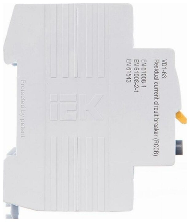ВД1-63 MDV10-4-063-030 Выключатель дифференциального тока четырехполюсный 63А 30мА (тип AC) IEK - фото №16