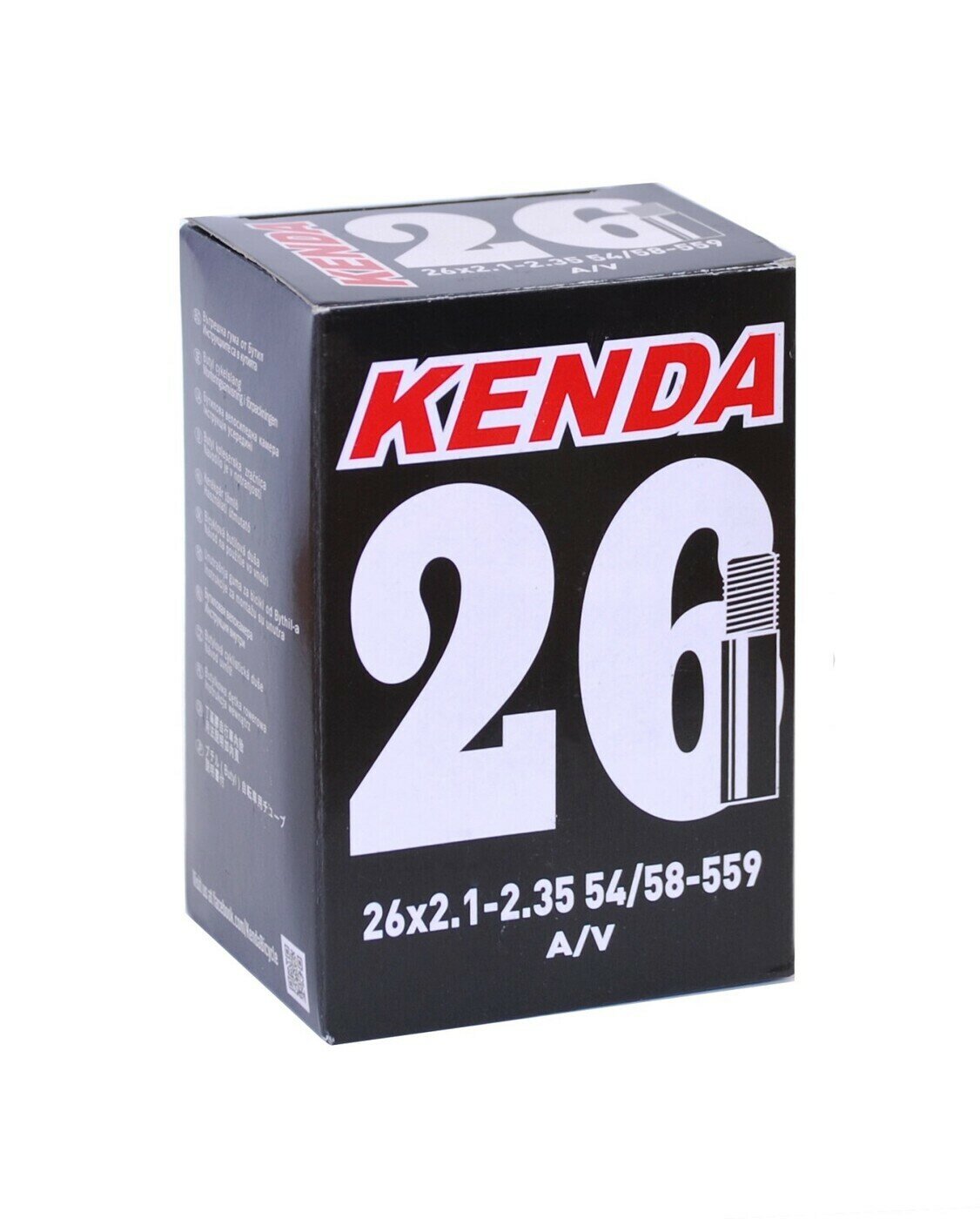 Велосипедная камера 26" авто 2,125-2,35 (54/58-559) KENDA