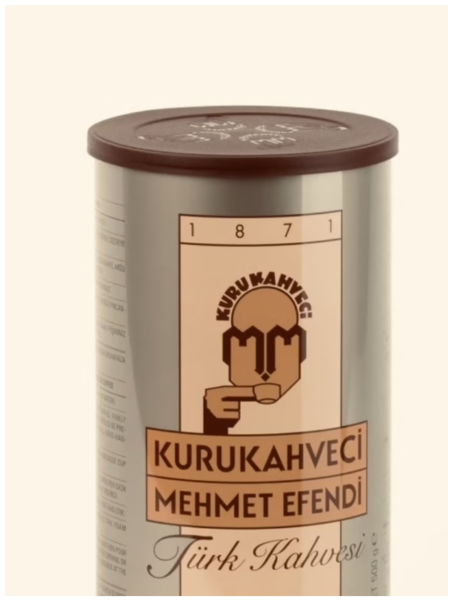 Турецкий кофе Kurukahveci Mehmet Efendi/молотый/500гр ж. б