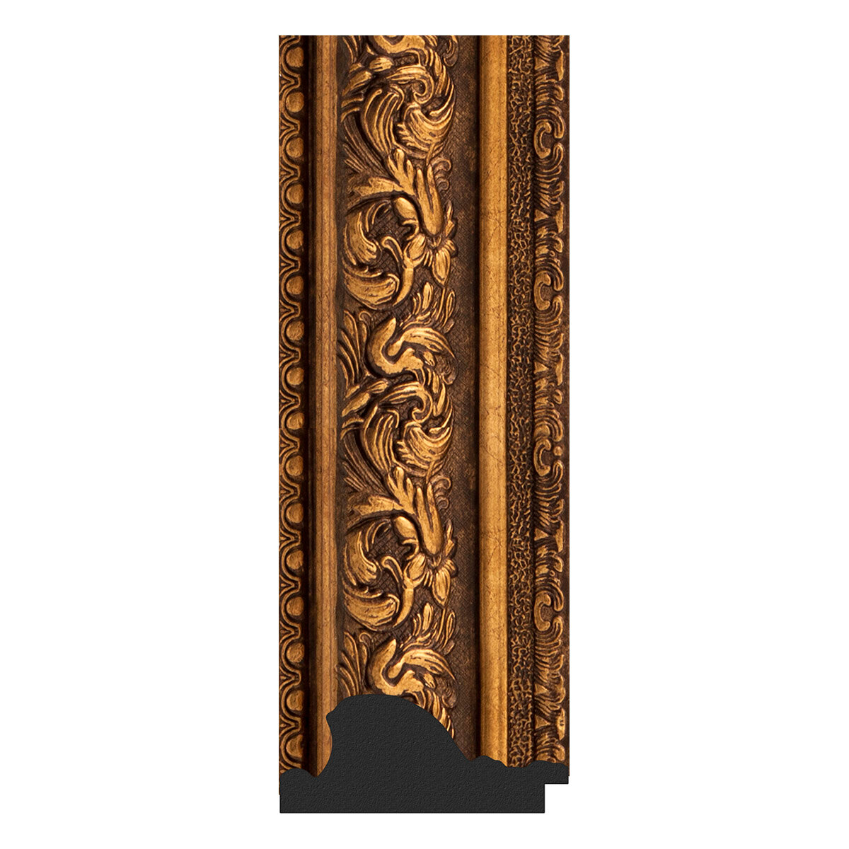 Зеркало Evoform с фацетом в багетной раме виньетка состаренная бронза 109 мм, 70x100 см - фото №5