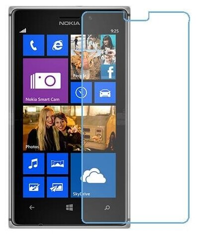 Nokia Lumia 925 защитный экран из нано стекла 9H одна штука