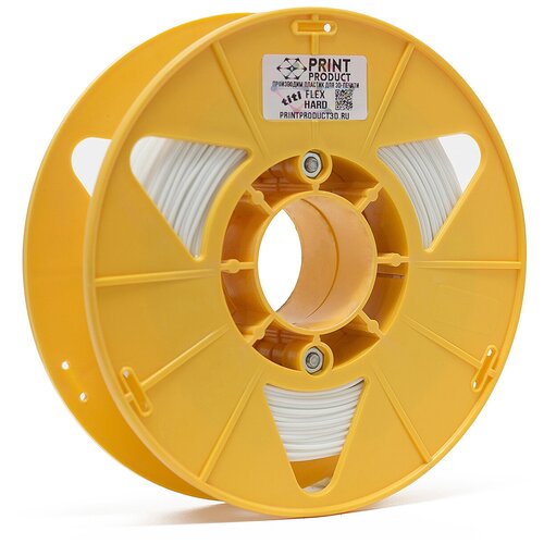 Titi Flex Hard Белый , 500 гр, 1,75мм, пластик PrintProduct для 3D-принтера