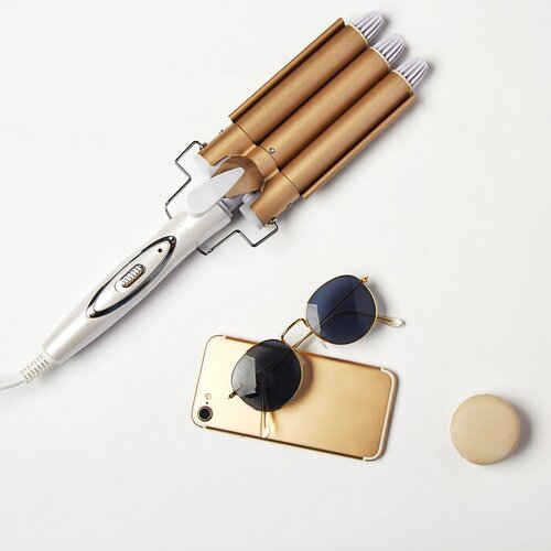 Плойка Luazon LW-09 35 Вт керамическое покрытие d25 мм 220С белая 293400₽