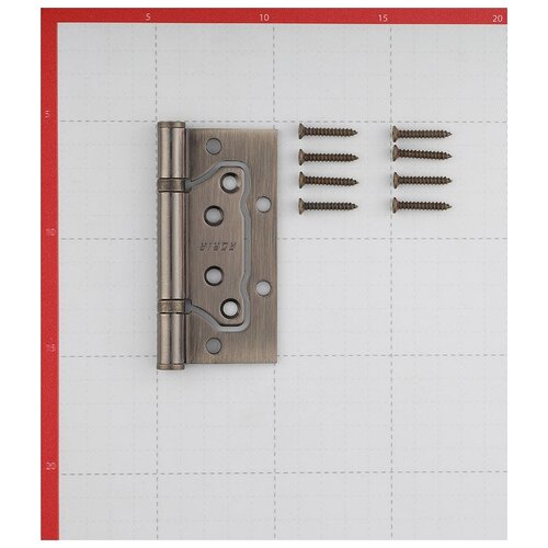 Петля Adria бабочка универсальная неразъемная 100х75 мм бронза 1090₽