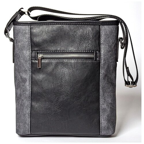 сумка с карманом мужская skiffhat 029 черный Сумка планшет SKIFFHAT, фактура гладкая, черный