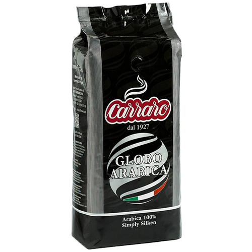 Кофе в зернах Carraro Globo Arabica, 1 кг