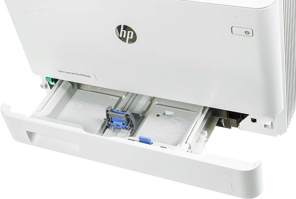 Принтер лазерный HP Color LaserJet Pro M454dn лазерный, цвет: белый [w1y44a] - фото №15