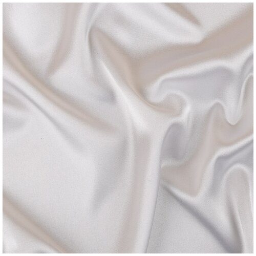 Купить Ткань блузочная Poly satin , арт: PSS-001 (цвет: белый), Gamma, Ткани