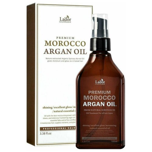 марокканское аргановое масло для волос greymy morocco argan oil 50 мл Lador / Увлажняющее Премиальное марокканское аргановое масло для волос Lador Premium Morocco Argan Oil 100мл.