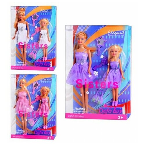 Набор кукол Defa Lucy Сестры, 29 см, 8126 набор кукол defa lucy сестры русалки 29 см 8235