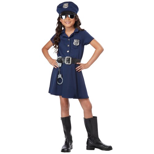 фото Костюм california costumes офицер полиции 00402, синий, размер l (10-12 лет)