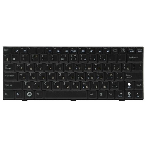 клавиатура для ноутбука asus eee pc 904h 905 1000 p n v021562is v0215621s3 0kna 0d3ru02 Клавиатура для ноутбуков Asus EEE PC 1000 RU, Black