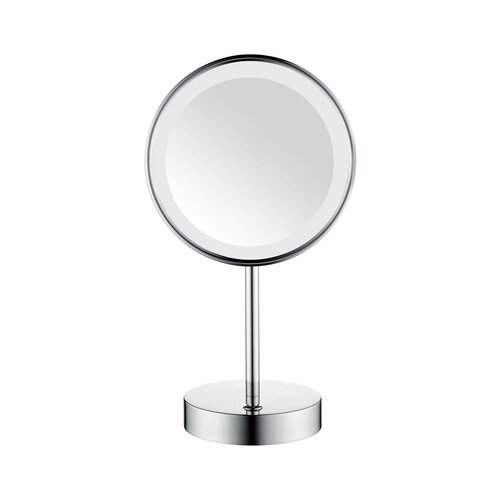 Косметическое зеркало Art&Max AM-M-062-CR с подсветкой с увеличением Хром зеркало mixline эльза 80х55 сенсор подсветка с увеличением 4630104801423