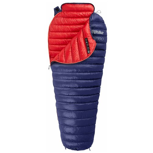 Мешок спальный Naturehike CW300 NH18S300-D из гусинного пуха голубой 1865100₽