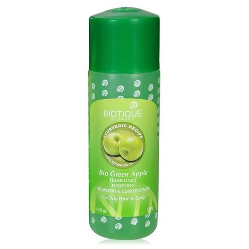 Biotique шампунь-кондиционер Bio Green Apple Fresh Daily, 120 мл