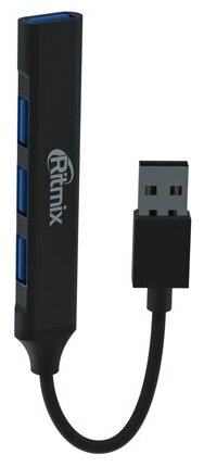 USB Hub Ritmix CR-4400 Metal