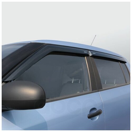 Дефлектор Накладной 4 Шт Voron Glass Def00307 Skoda Fabia C 2006 Voron Glass арт. DEF00307