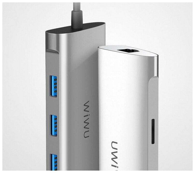 Хаб Wiwu Alpha A631STR Grey