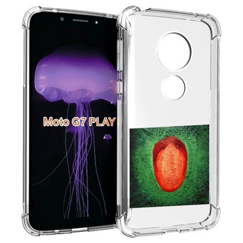 Чехол MyPads Красота и уродство Oxxxymiron для Motorola Moto G7 Play задняя-панель-накладка-бампер