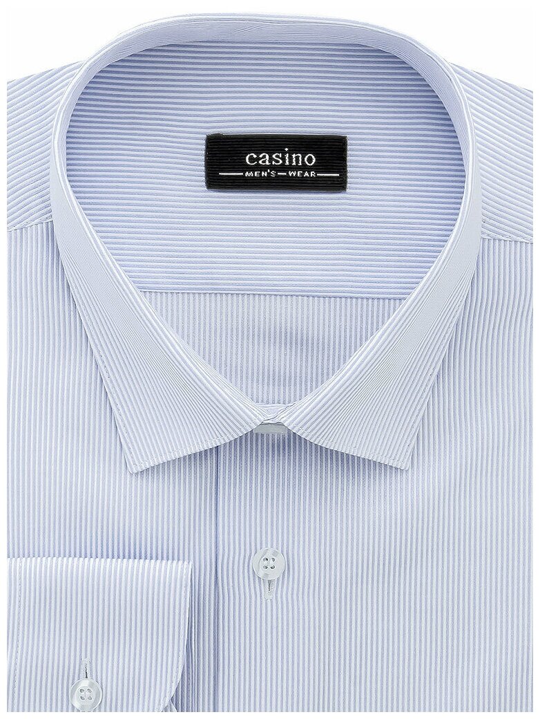 Рубашка мужская длинный рукав CASINO Голубой c121/156/3018/Z