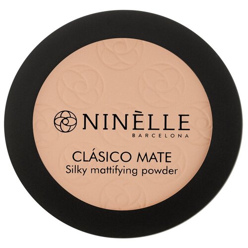 ninelle пудра компактная clasico mate 1 шт 204 розово бежевый темный 8 г Ninelle Пудра компактная CLASICO MATE 1 шт. 204, розово-бежевый темный 8 г