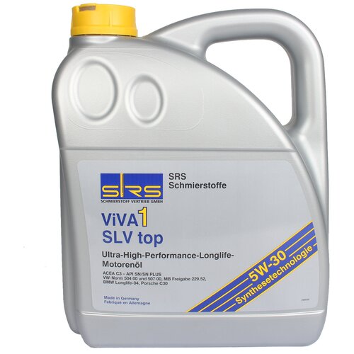 Масло моторное SRS Viva 1 SLV top 5W30 4л (22780)