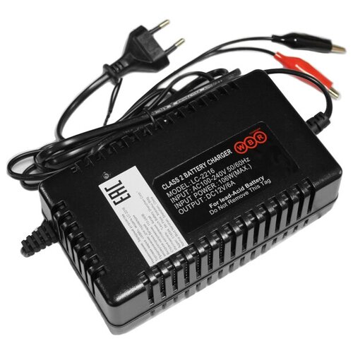 Зарядное устройство WBR LC-2216 (12В, 6А) для свинцово-кислотных аккумуляторов от 20 до 60Ач. от сети 220V