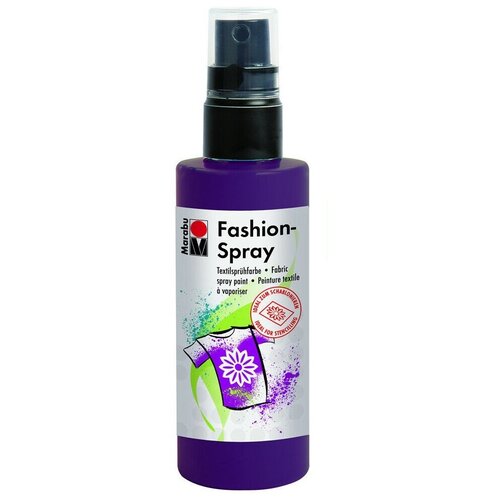 Краска-спрей для ткани Marabu Fashion Spray 171950039 Баклажан, 100 мл