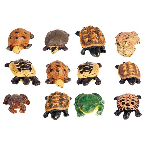 фото Trixie набор гротов "черепахи и лягушки" 5-8см х 12штук в упаковке.