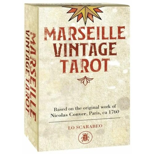 Карты Lo Scarabeo Карты Таро Marseille Vintage Tarot Cards Lo Scarabeo / Марсельское Винтажное Таро