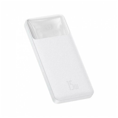 Внешний аккумулятор Baseus Bipow Digital Display Power bank 10000mAh 15W White (PPDML-I02)