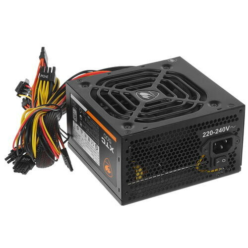 Блок питания ATX Cougar 500W, Active PFC, 120mm fan, power cord, 80 Plus, Japanese standby capacitors BULK - фото №3