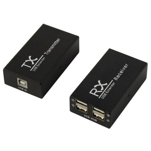 Активный удлинитель USB 2.0 A -> A Orient VE01U4P удлинитель по витой паре com9m