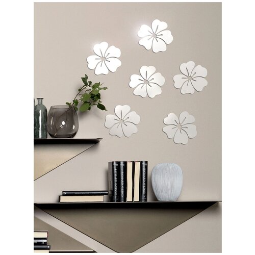 Наклейка интерьерная Mallow хром