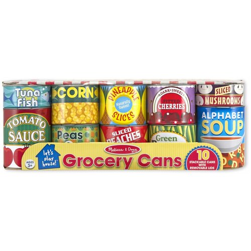 фото Набор продуктов melissa & doug grocery cans 4088 разноцветный